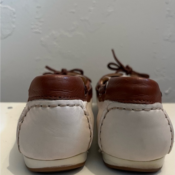 EUC Women's 80's 90's Cole Haan Leather Cream Boat Shoes Loafers Size 7.5 - Picture 6 of 6